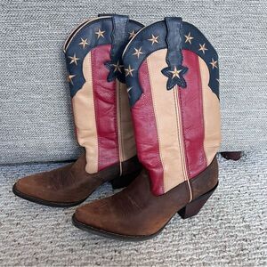 Crush by Durango Women's Stars and Stripes Flag Western Boot